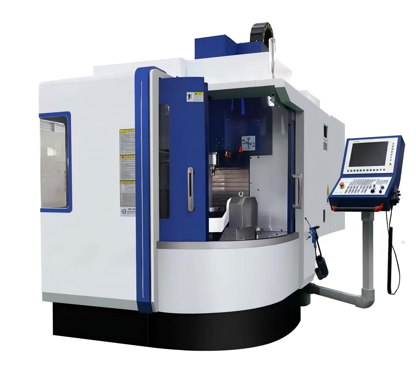 he vertical machining center can be applied to many fields such as mechanical processing and mould manufacturing, can adapt from roughing to finishing processing requirements, has the characteristics of high precision, high efficiency, is widely used in aerospace, military industry, mould, automobile, internal combustion engines, textile machinery, chemical machinery processing, oil, electronics and other industries.